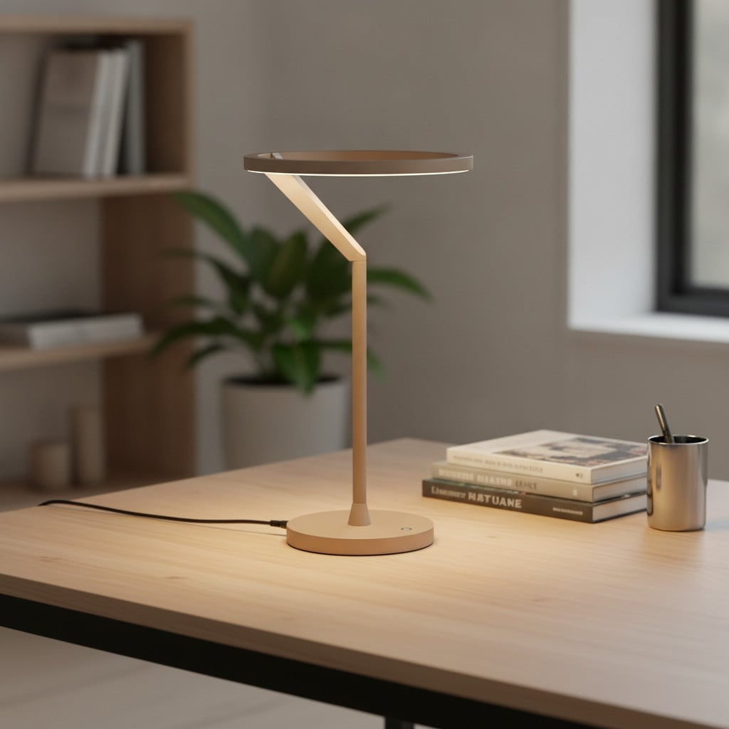 Lyora Design tafellamp mokka bruin