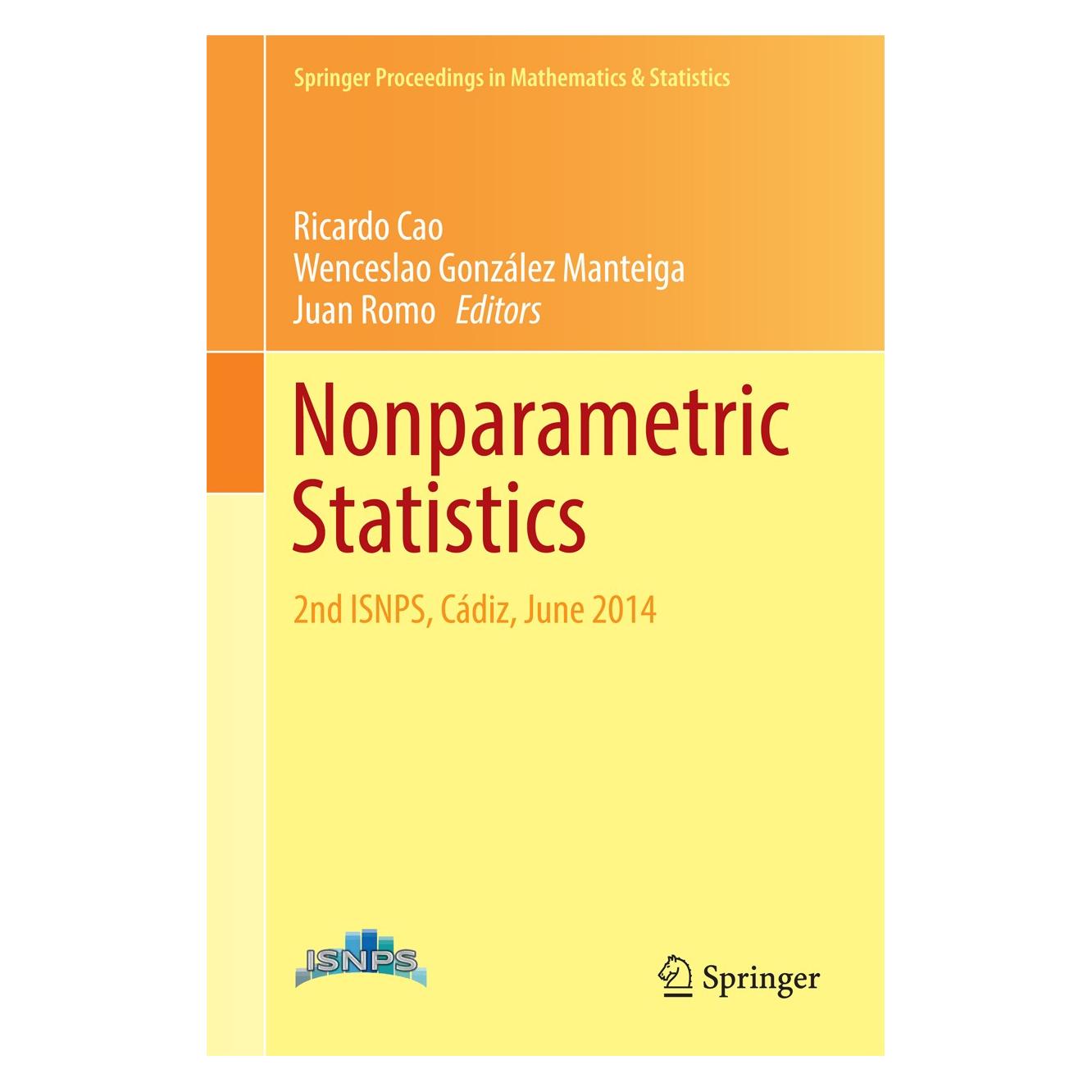 Springer Nonparametric Statistics (Englisch, Hardcover, Juan Romo, Ricardo Cao, Wenceslao González Manteiga) (9783319415819)