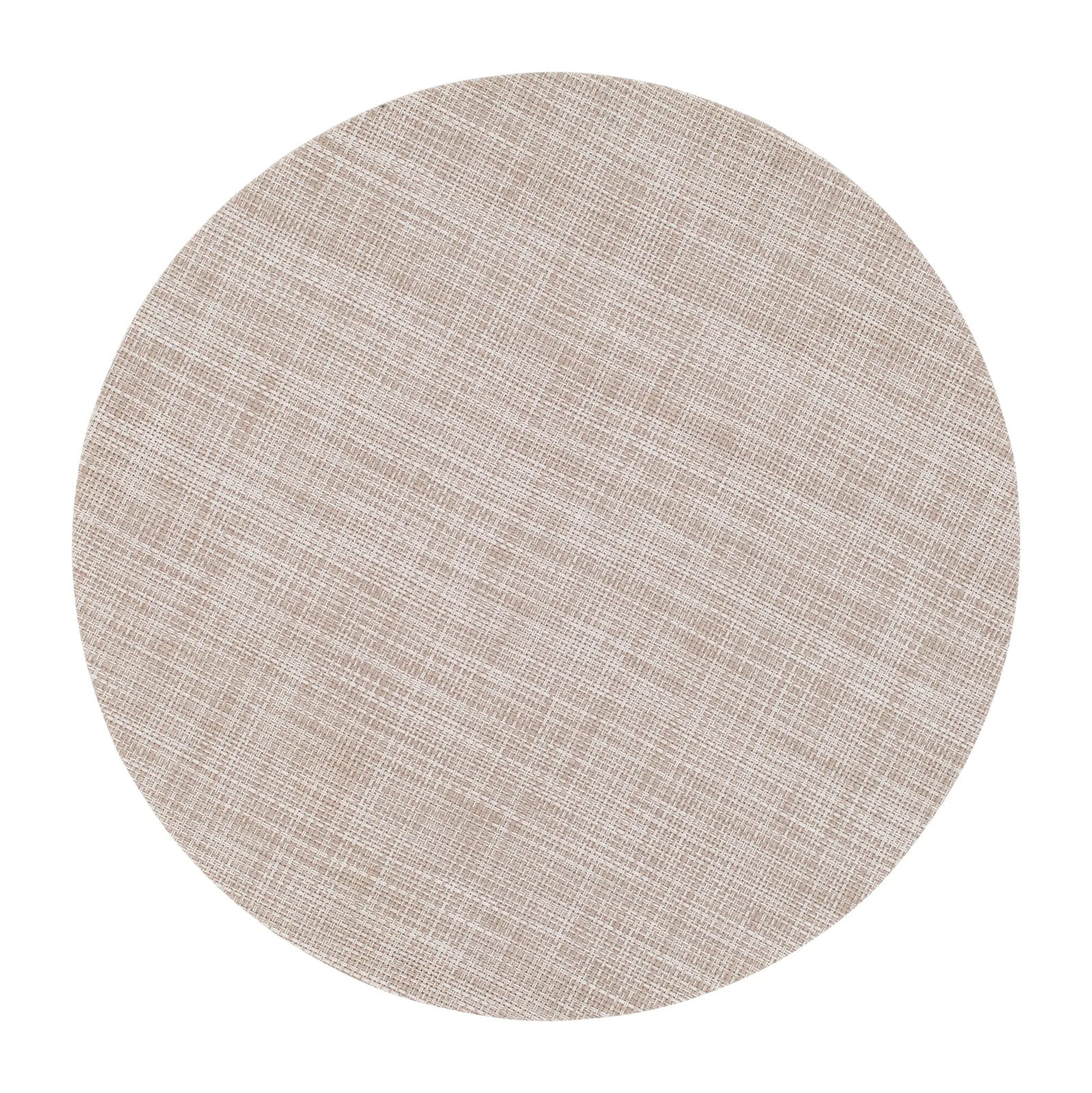 Dixie Sixten placemat rond Oyster white