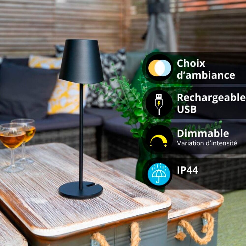 Candeeiro de Mesa LED Recarregável Xanlite LPM38ND