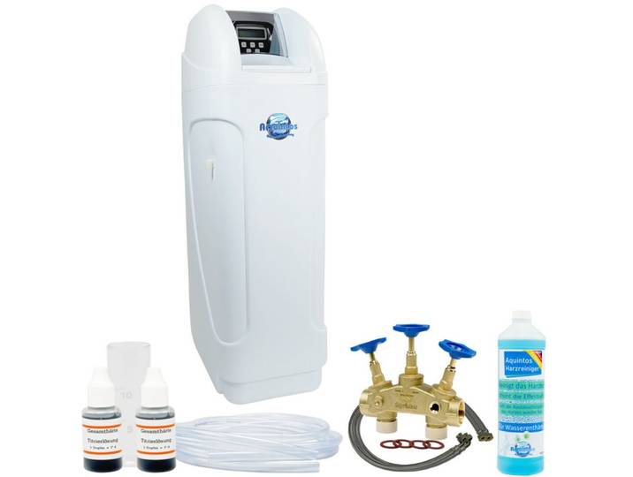 Aquintos Wasseraufbereitung Wasserhahn-Wasserfilter MKC80 TOP-Line Entkalkungsanlage (Set3, Set3), Für bis zu 8 Personen
