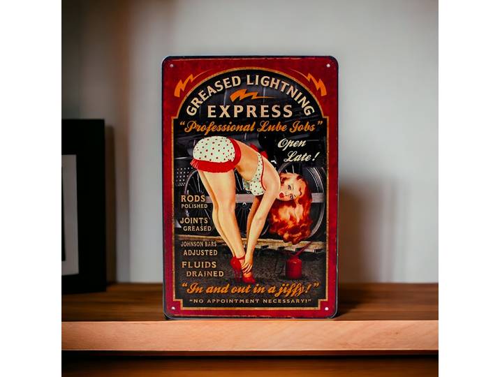 Plaque publicitaire Express - Professional Lube Jobs
