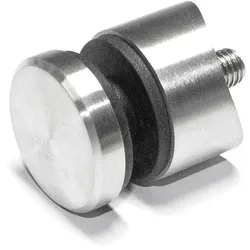 PRIOstahl Glaspunkthalter Glashalter 1 Stück mit M8x40mm Schraube Anschluss: 42,4mm Edelstahl V2A