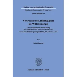 Chantrel:Vertrauen und Abhängigkeit als, Fachbücher von Julia Chantrel