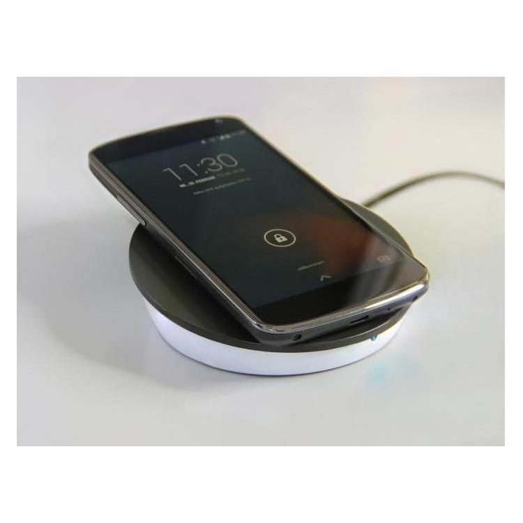 Navilock Mobile Qi kabellose Ladestation Kompatible Qi-fähige Geräte: iPhone 8, 8 Plus, X Google Nexus 4, Nex (5 W) (65907)
