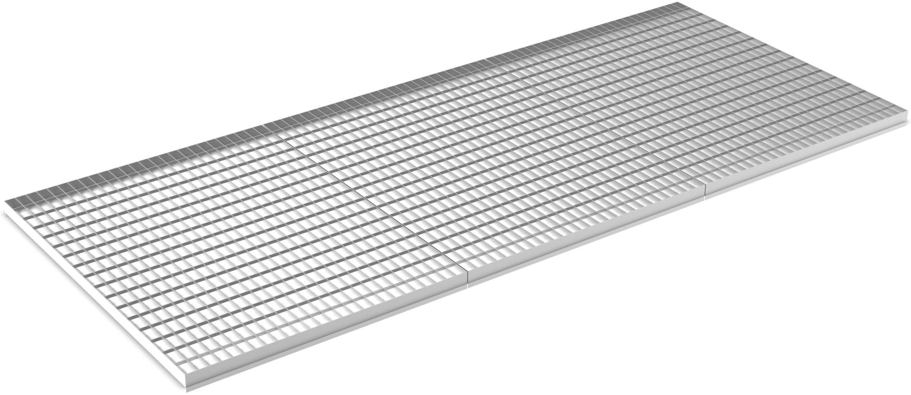 META MULTIPAL Gitterrostboden für Palettenregale, 2700x1000 mm (BxT), aufgelegt, 1000 Kg Palettenlast, feuerverzinkt (200182545)