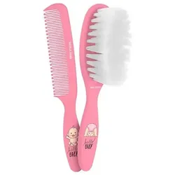 Beter Baby Brush And Comb Set Pink