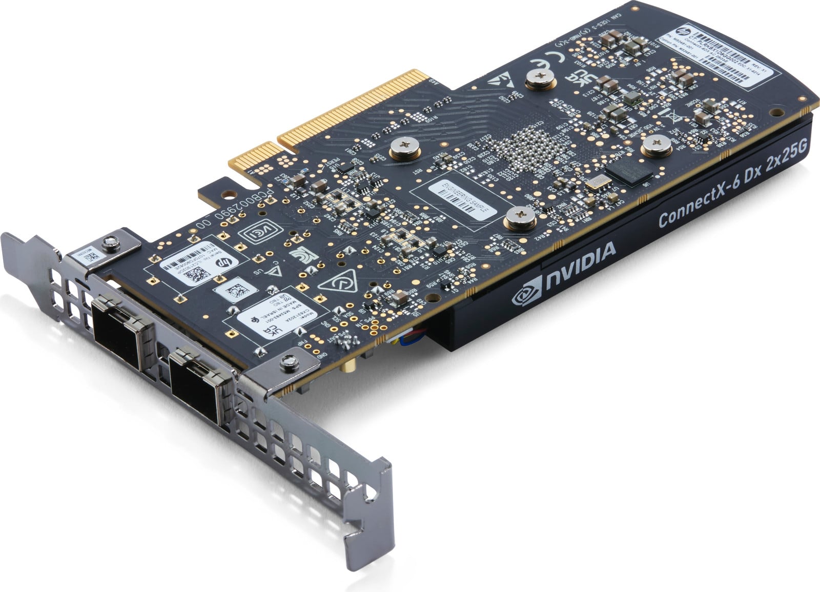 NVIDIA Mellanox ConnectX-6 DX Netwerkadapter 10/25 Gigabit SFP28 x 2 voor workstations Z2 G9, Z4 G5, Z6 G5