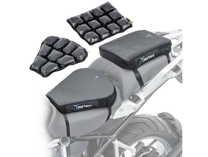 Tourtecs Sitzbank Set Motorrad Sitzkissen Komfort Air Deluxe M + Sitzkissen # Air S SG3