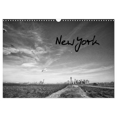 New York 2027 (Wandkalender 2027 DIN A3 quer), CALVENDO Monatskalender