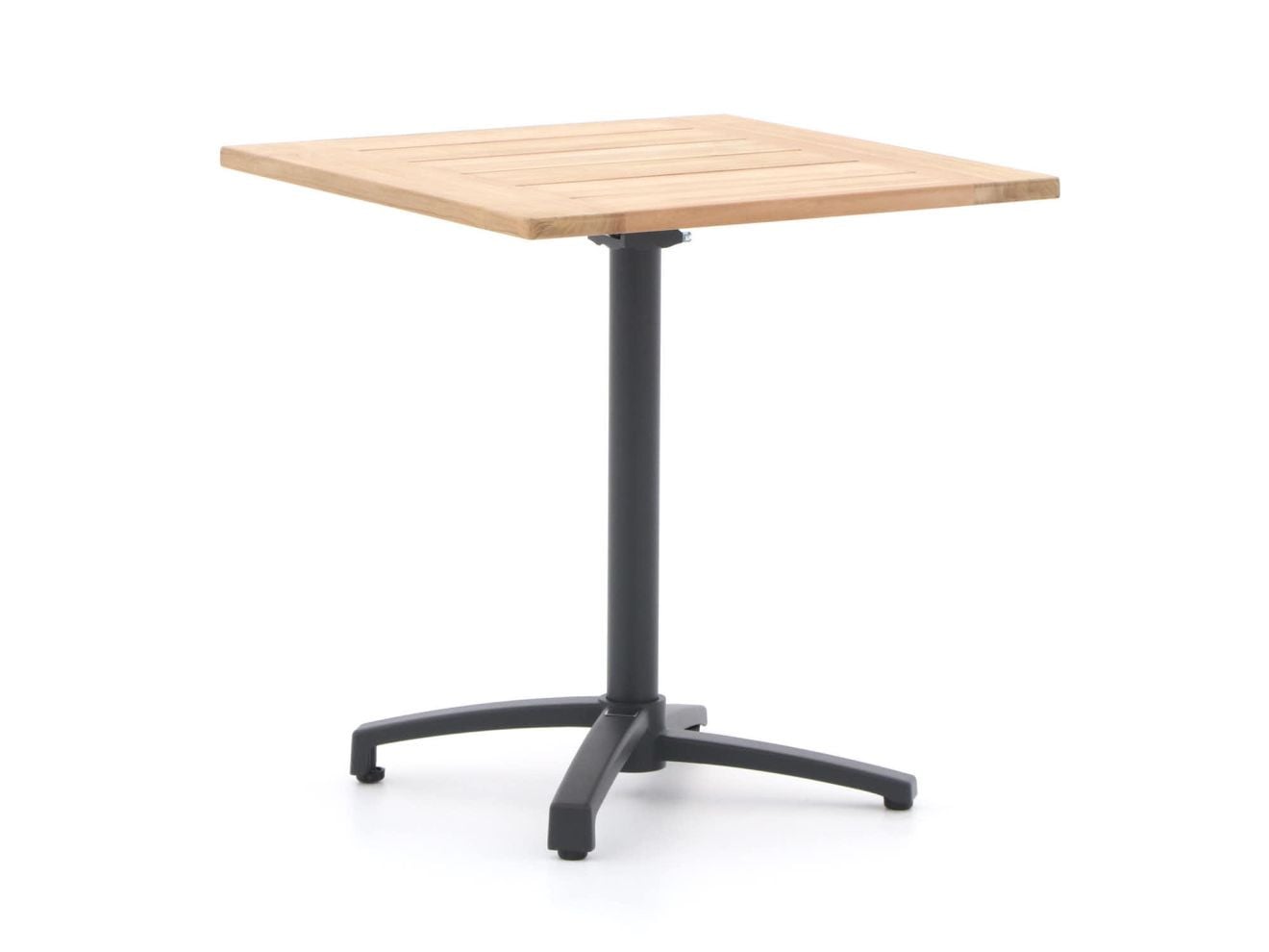Bellagio Inklapbare Tuintafel van Teakhout, Vierkant, Bruin