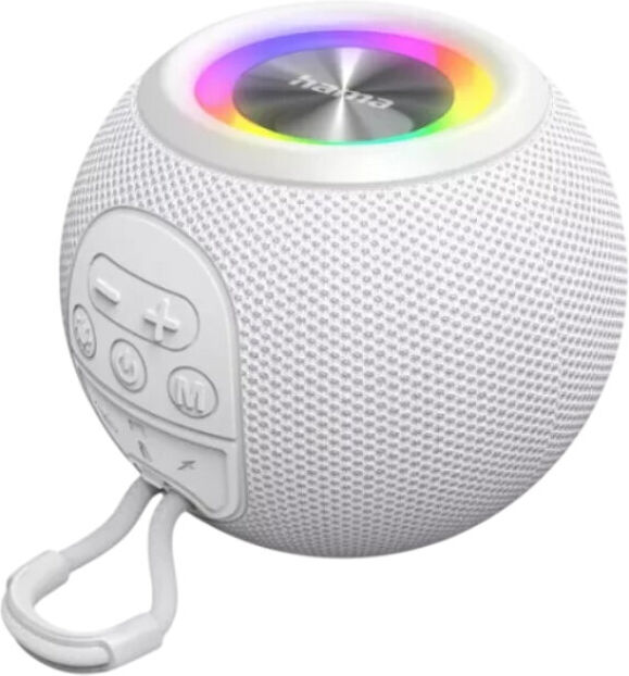 COLUNA BLUETOOTH HAMA BALL SHAPE BRANCA