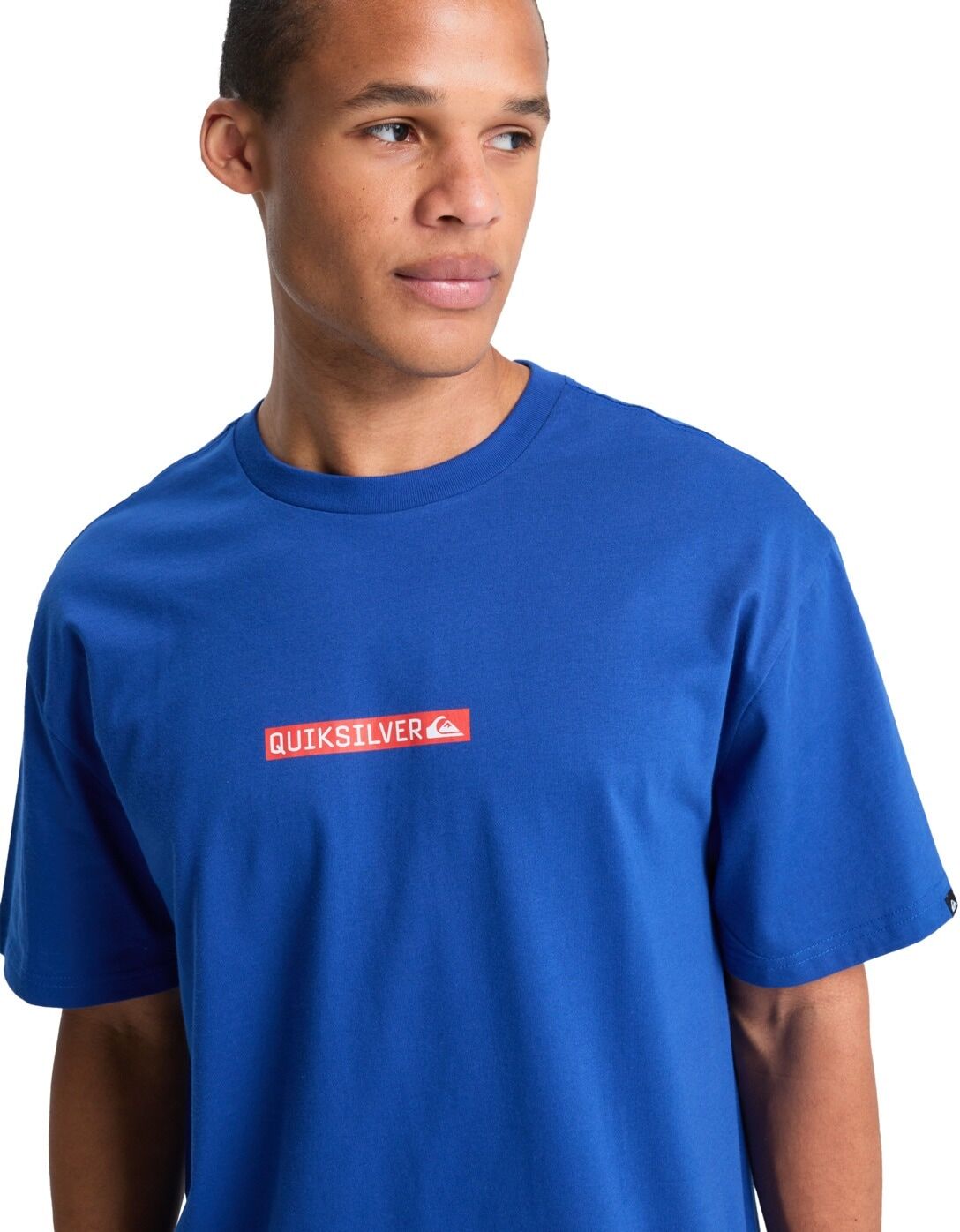 T-Shirt QUIKSILVER "Dna Clicker", Herren, Gr. S, monaco blau, Obermaterial: 100% Baumwolle., Shirts T-Shirt monaco blau S