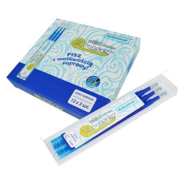 Schemat Blauer Radiergummi-Einsatz, 3 Stk (55681821)