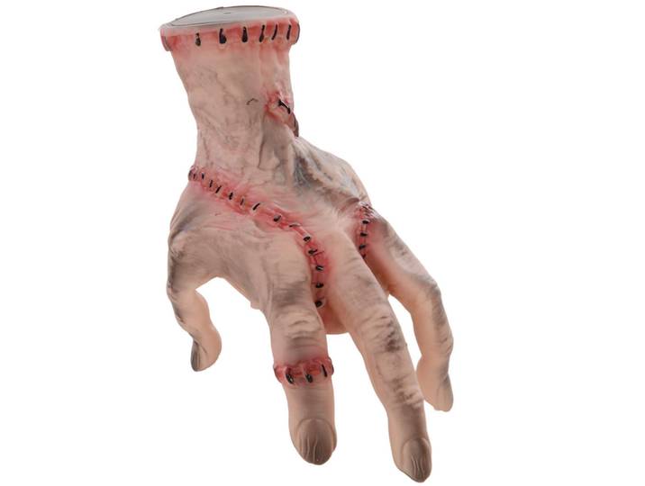 Homcom 21Cm Halloween Dekoration Realistische Narbes Händchen mit Soundfunktion, Rot, Kunststoff, 18x21x15 cm, Dekoration