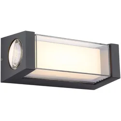 Globo Lighting LED-Aussenwandleuchte PLIXON - B/H/T ca. 7.50x18.70x8.20