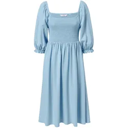Tchibo - Jerseykleid mit Puffärmeln - Damen - Gr. M - hellblau