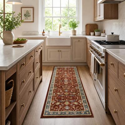 Garvee Vintage Oriental Washable Area Rug
