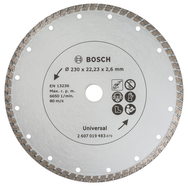 Bosch Diamanttrennscheibe Turbo, Durchmesser: 230 mm 2607019483