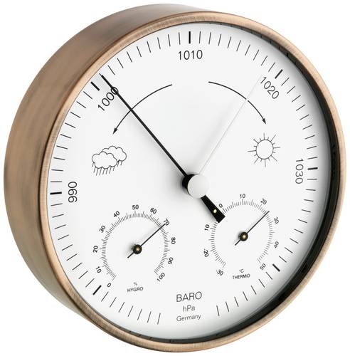 TFA Dostmann Analoge Wetterstation für innen und außen 20.2027.51 Analoge Wetterstation