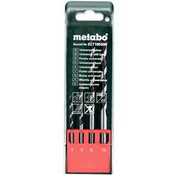 Metabo 627185000 4teilig Universal-Bohrersortiment Holz, Stein, Beton, Metall, Kunststoff, Buntmetall 5 mm, 6 mm, 8 mm, 10 mm