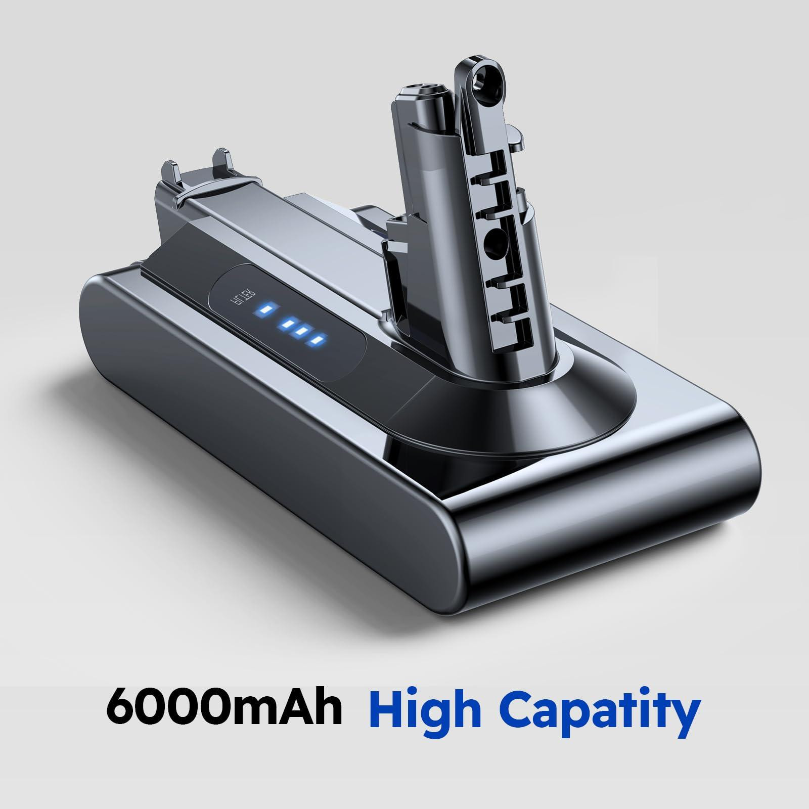 Dripio 6000 mAh vervangingsaccu voor de Dyson V10 stofzuiger