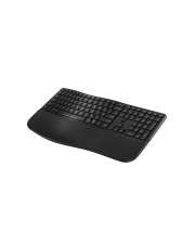 HP 680 Comfort Tastatur Dual Mode 3-Zonen-Layout Multi-Device 23 programmierbare Tasten OS Auto-Detection flacher Tastenhub full size kabellos 2,4 GHz Bluetooth AZERTY Französisch Schwarz (8T6L8AA#ABF)