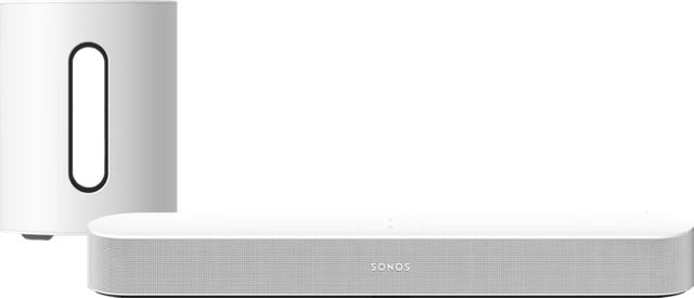 Sonos Beam Gen2 en Sub Mini set Wit
