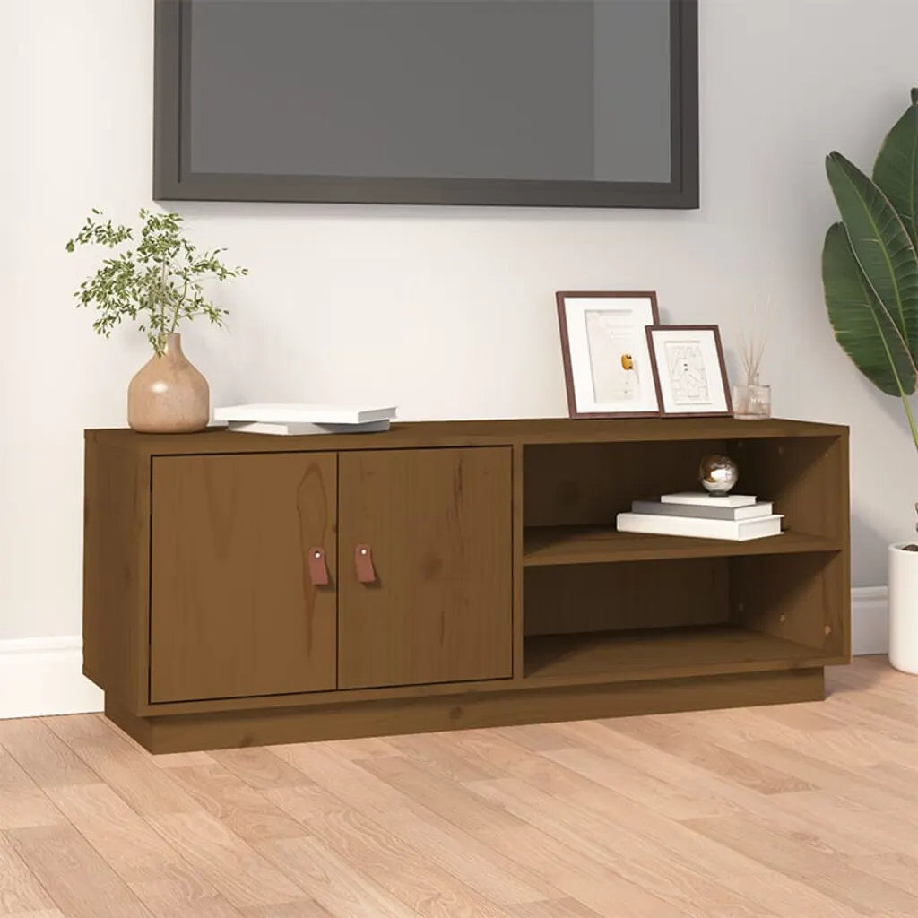 Alpen Home TV Stand for TVs up to 48" Honey Brown 48"