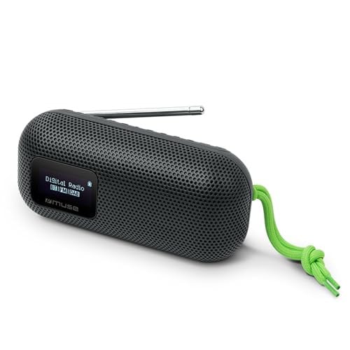 Muse M-760 DBT Draagbare mono-luidspreker, Zwart