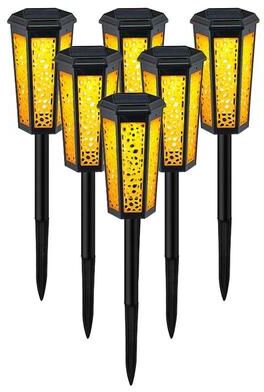 Everyday Crate SolarGlow Hexagonal LED Garden Path Light Waterproof Outdoor Lawn Lamp SolarGlow Hexagonal LED Garden Path Light Waterproof Outdoor Lawn Lamp