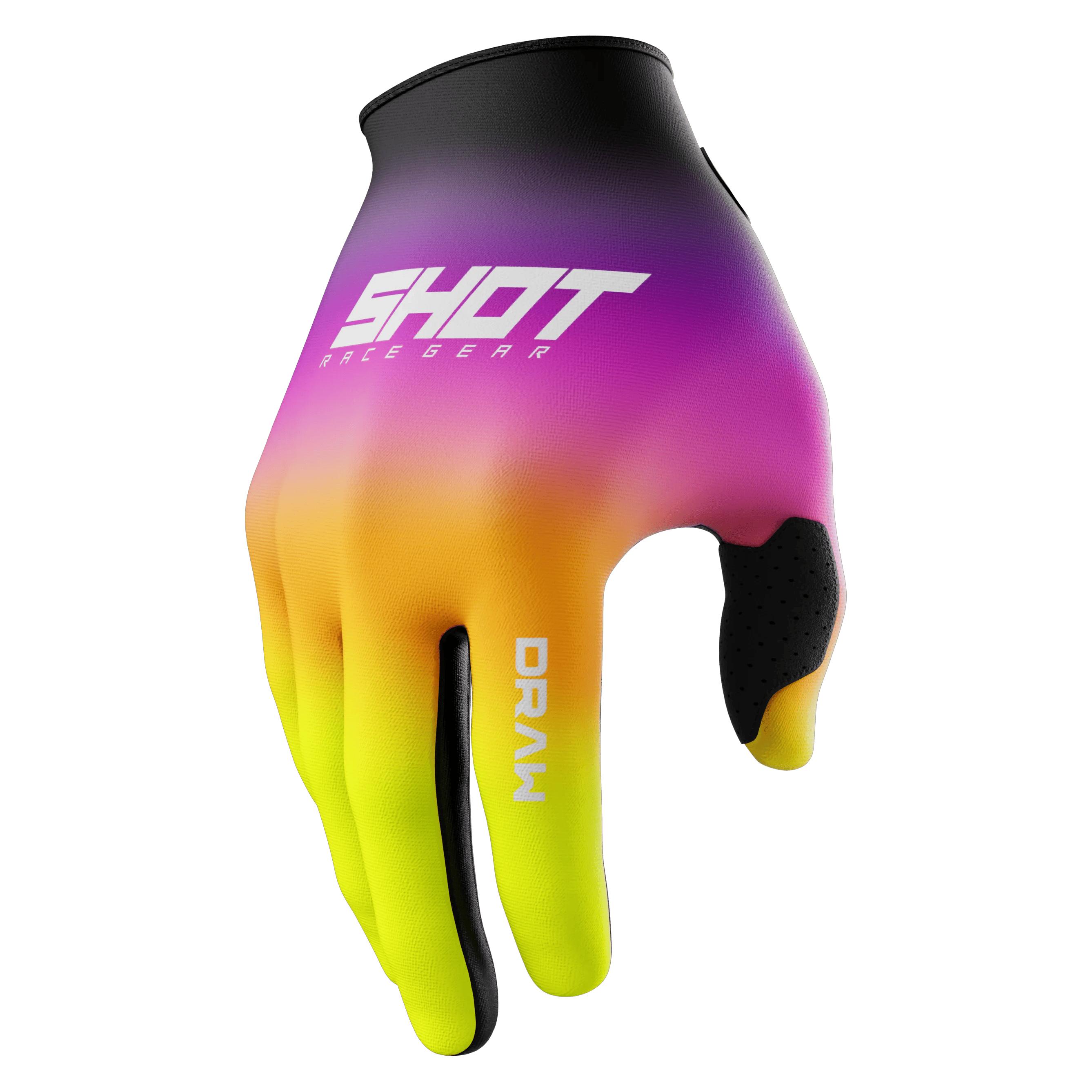 Shot racegear Kinderhandschuhe Shot (Jungen, XS) (A04-13D-BK5-01)