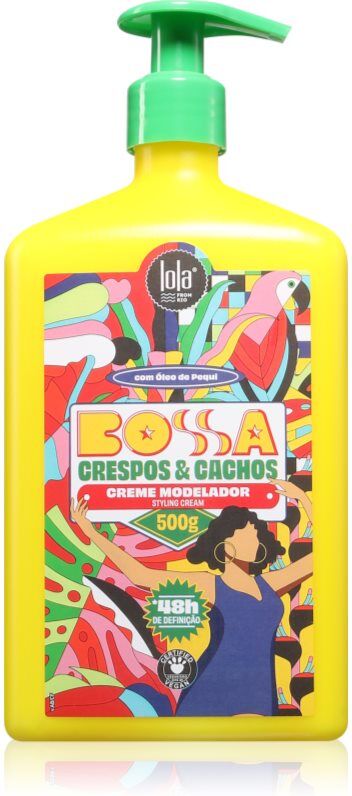 Lola Cosmetics Bossa crème coiffante pour cheveux bouclés 500 g