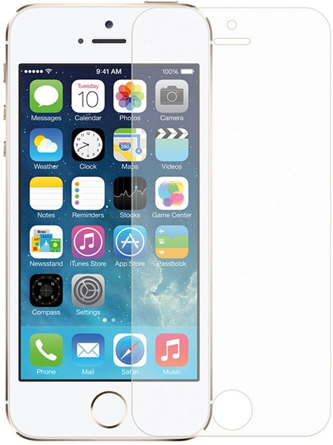 INCOVER Hærdet Beskyttelsesglas til iPhone SE / 5 / 5s / 5c  - Gennemsigtig