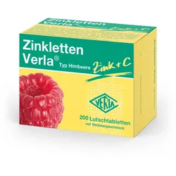 Zinkletten Verla Himbeere Lutschtablette 200 St