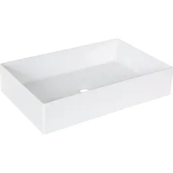 Aufsatz-WT Elayla BxHxT: 600x130x380 mm Keramik weiß Evenes