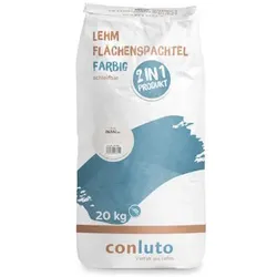 conluto Lehm Flächenspachtel Bilbao hell - 20 kg Sack