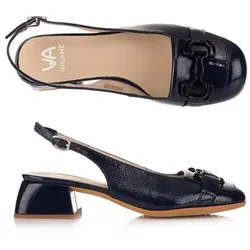 VIA MILANO Damen-Sandale echt Leder Schmuckdetail Absatz ca. 3,5cm