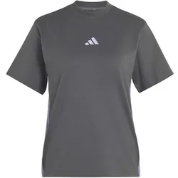 adidas Essentials 3-Stripes Cotton T-Shirt Damen - grefiv/maglil