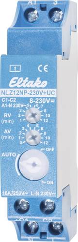 Eltako 23100704 NLZ12NP-230V+UC Nachlaufschalter 230 V/AC 1 St. Zeitbereich: 0.1 - 14400 s 1 Schließer