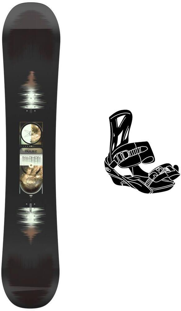 Salomon  - Pack Planche Snowboard Pulse - 149 + Dsl - Planche Snowboard