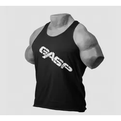 GASP - Vintage T-Back -Tank Top schwarzM