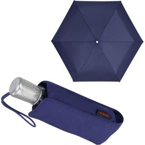Samsonite Regenschirm Alu Drop S, blau, windsicher, Auf-Zu-Automatik, Ø 89 cm, 20,5 cm, Taschenschirm
