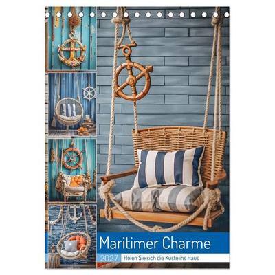 Maritimer Charme (Tischkalender 2027 DIN A5 hoch), CALVENDO Monatskalender