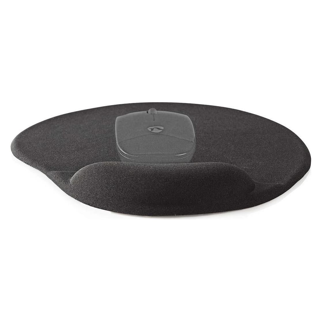 Nedis Mouse Pad 215 mm Schwarz Schwarz (MPADFG100BK)
