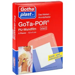 GOTA POR PU-Wundfilm 5cmx7,2cm steril 5 St