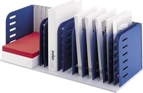 styro Sortierstation rac grau/blau mit 7 Fächer (282-03007.38)