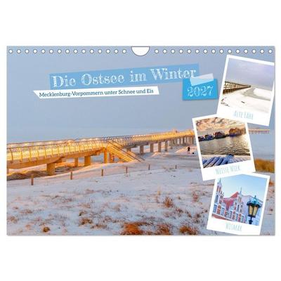 Die Ostsee im Winter (Wandkalender 2027 DIN A4 quer), CALVENDO Monatskalender