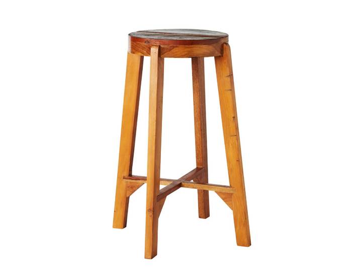 Landscape Barhocker, Braun, Mehrfarbig, eckig, 75 cm, Esszimmer, Barmöbel, Barhocker