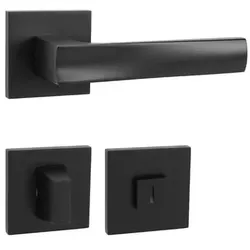 Naturel Holly Türgriff WC Knopf schwarz matt HOLLYHRSQ6BSWC